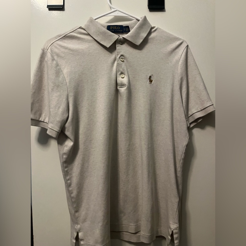 Cream Polo Ralph Lauren Shirt